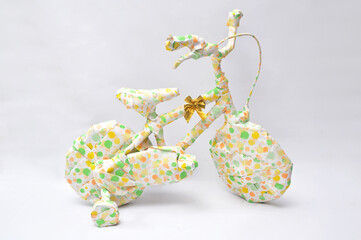 Bike with Wheels In Playful Gift Wrap - 532497899
