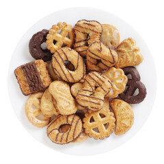 Mix of biscuit cookies