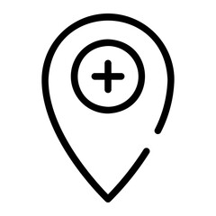 Fototapeta premium location icon