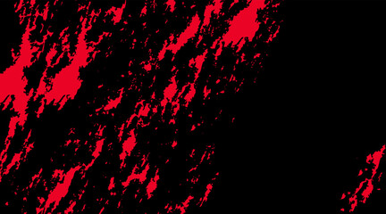 grunge red brushstroke with black paint style Vintage dark pop art pattern retro classic texture