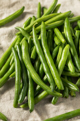 Raw Green Organic String Beans