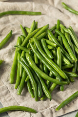 Raw Green Organic String Beans