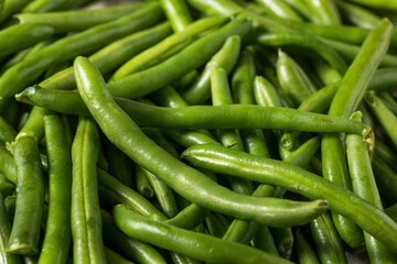 Raw Green Organic String Beans