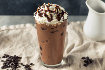 Cold Iced Mocha Coffee
