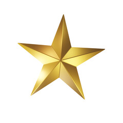 Obraz premium star 3d icon