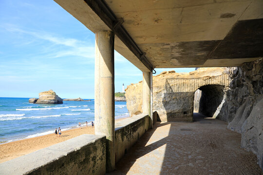 biarritz playa costa tunel pasadizo verano francia 4M0A3806-as22