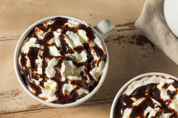 Warm Sweet Hot Mocha Coffee