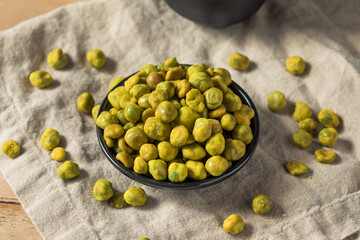 Homemade Japanese Wasabi Peas