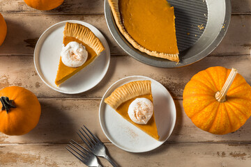 Homemade Thanksgiving Pumpkin Pie