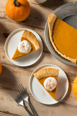 Homemade Thanksgiving Pumpkin Pie