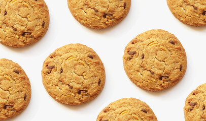 Homemade cookies with nuts