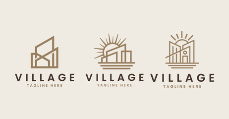House Home Mortgage Roof Architecture Logo. Universal creative premium symbol. Vector sign icon logo template. Vector illustration