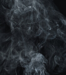 Abstract Smoke on black background