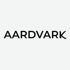 Aardvark logo, Vector Logo Illustration Aardvark, Simple flat vector sign, logo, symbol, print art illustration design. Logotype