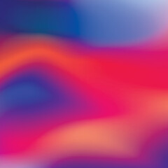 Trendy abstract rainbow blurred background. Smooth watercolor vector illustration for web, template, posters, card, banner. Pastel colors gradient mesh pattern