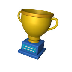 gold trophy cup icon