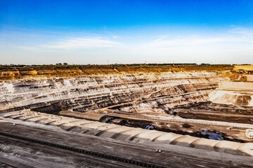 Tagebau, Gartzweiler, Leuna, Braunkohletagebau