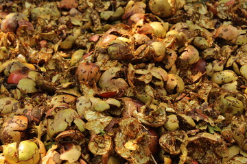 pomegranate syrup making process close up