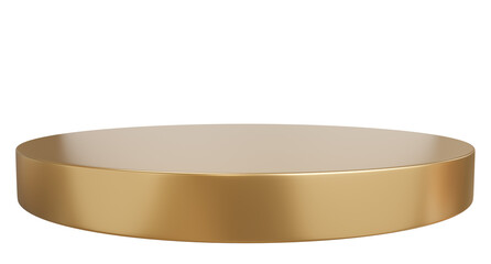 golden podium presentration,3d rendering