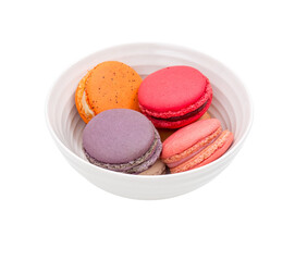 Macarons isolated