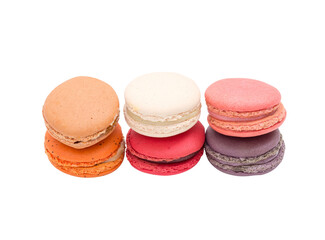 Macarons isolated