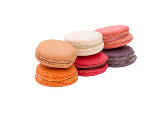 Macarons isolated
