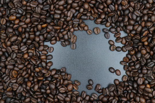 coffee beans background © pisanstock