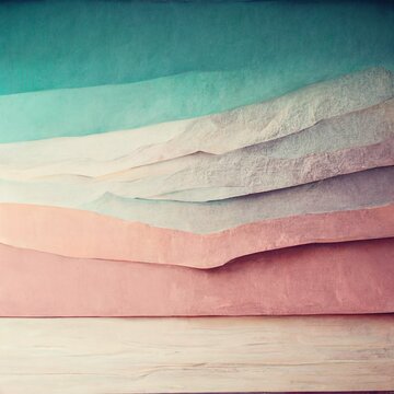 Pastel graphic pattern. Digital art, Geometric abstract pattern. Subtle patttern. Photo realistic, concept art, cinematic light, background, wallpaper, illustration