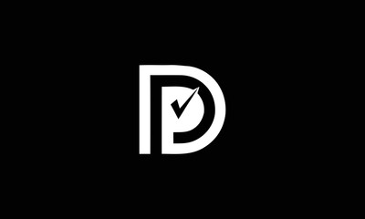 DP letter logo template vector
