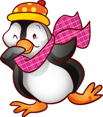 santa merry christmas cartoon character and element