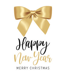 Fototapeta na wymiar Christmas gift, realistic bow, isolated ribbon, happy holiday, merry christmas, gift white background vector illustration