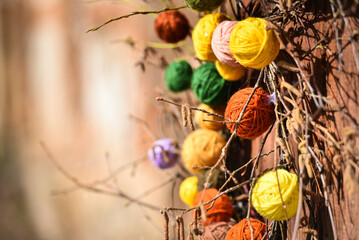 Colorful decoration for easter
