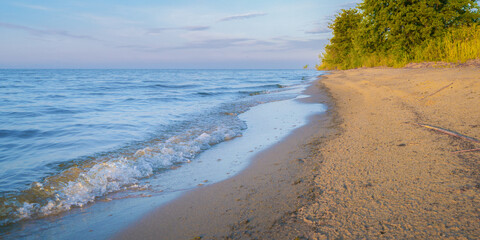sandy beach on a sunny day