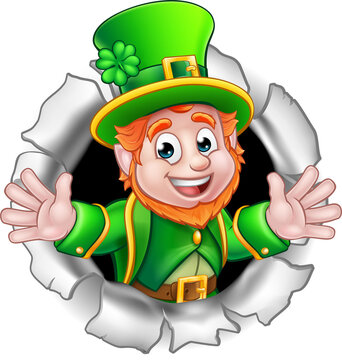  Leprechaun St Patricks Day Cartoon Character