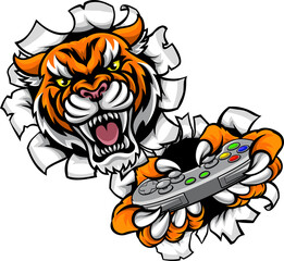Tiger Esports Gamer Mascot
