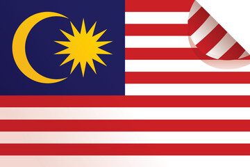 Republic Malaysia icon cartoon vector. Flag day. Asian card