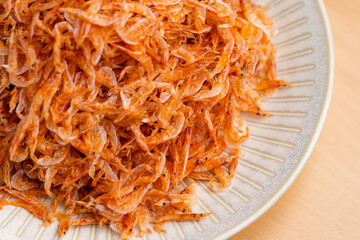 Dried Sergestid prawn in traditional Chinese cuisine