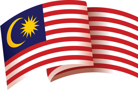 Malaysia freedom icon cartoon vector. Country flag. Travel state