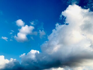 Obraz premium blue sky with clouds