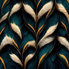 Peacock feather Pattern decorative, wallpaper, background, wrapping paper