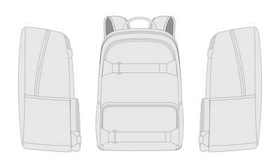 Fototapeta premium backpack vector