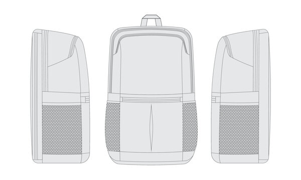 backpack vector