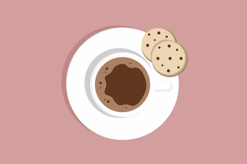 cup of coffee background