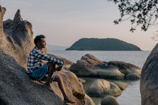 Handsome man with beard