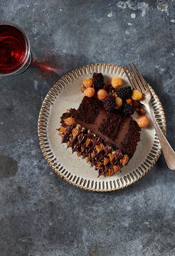 Decadent Three Layer Chocolate Cake with Buttercream Frosting 