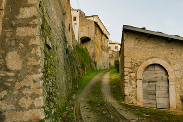 Borgo medievale di Capestrano.Abruzzo, Italy
