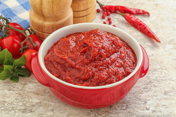 Natural organic pure tomato pasta