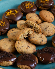 Cookies with chocolate