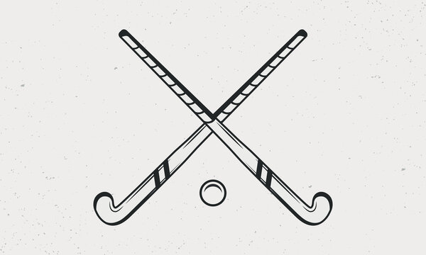 Free Vector  Hand drawn field hockey illustration