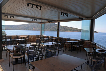 Restaurant on the sea promenade